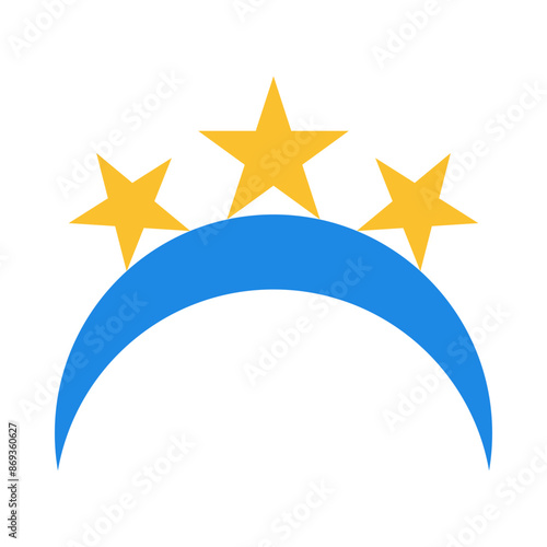 Headband icon flat icon