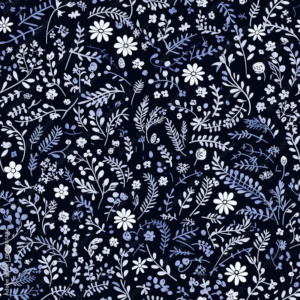 abstract, seamless floral pattern abstract, seamless floral pattern