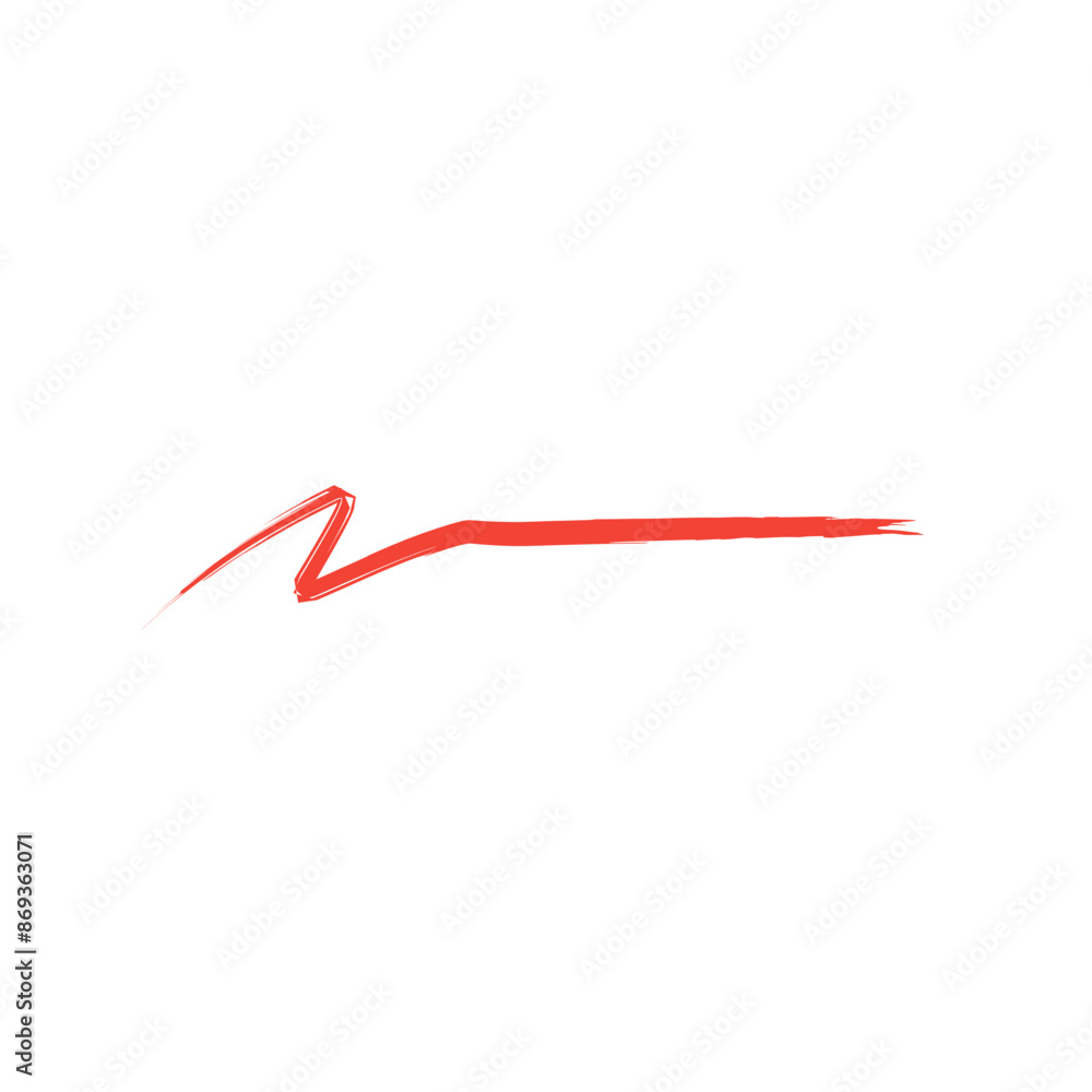 Red grunge underline Red grunge underline