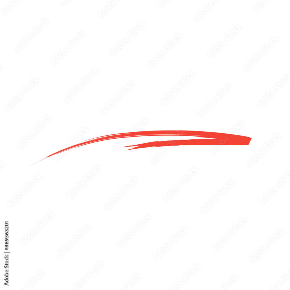 Red grunge underline Red grunge underline