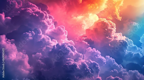 Colorful clouds on a purple background, rainbow colored clouds, cloud abstract, a colorful background, a rainbow colored sky, colorful clouds, a rainbow background, a rainbow colored sky, a rainbow
