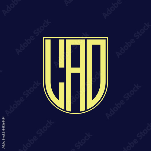 lad letter logo design
