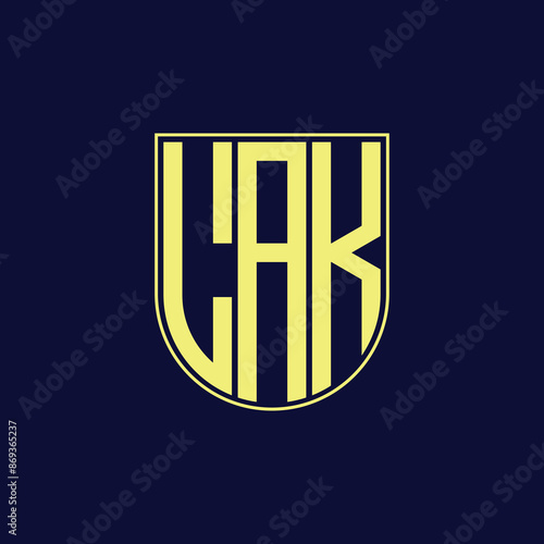 lak letter logo design