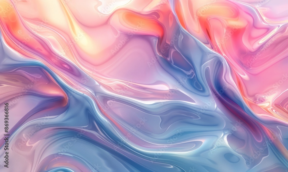 Abstract liquid pattern in pastel hues Abstract liquid pattern in pastel hues
