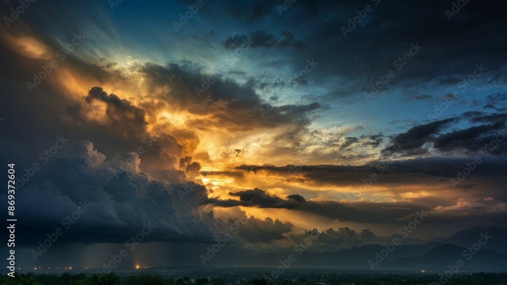 View of clouds after rainfall View of clouds after rainfall