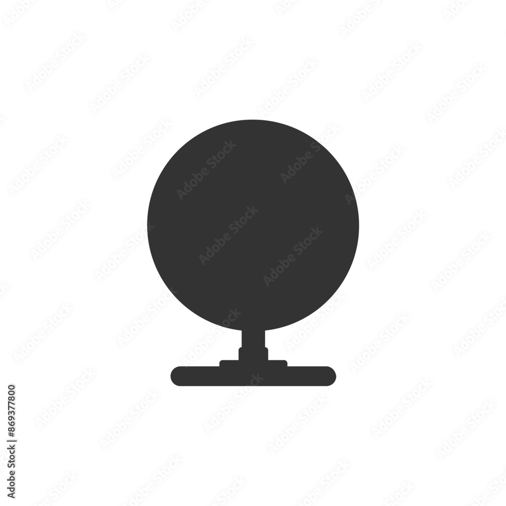 Web Hosting Icon Silhouette. Black Flat Design. Vector Illustration. Web Hosting Icon Silhouette. Black Flat Design. Vector Illustration.