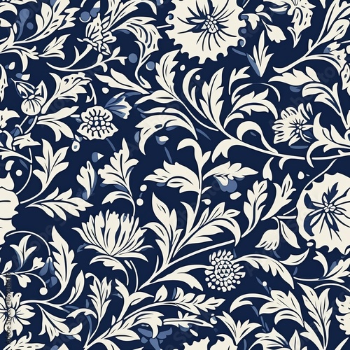 abstract seamless floral pattern