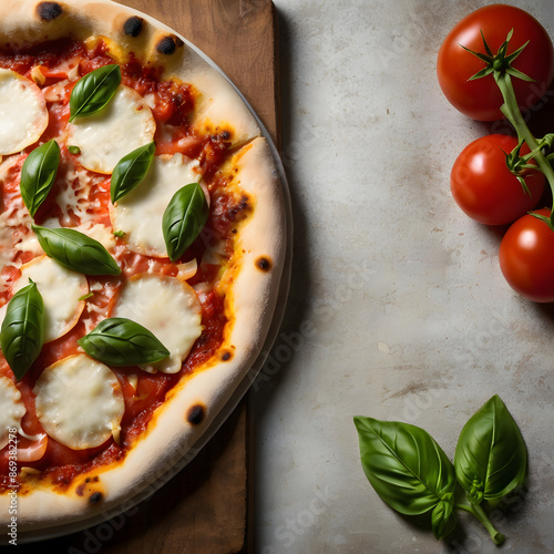 Fresh Tasty Juicy Italian Pizza