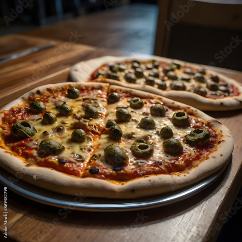 Fresh Tasty Juicy Italian Pizza