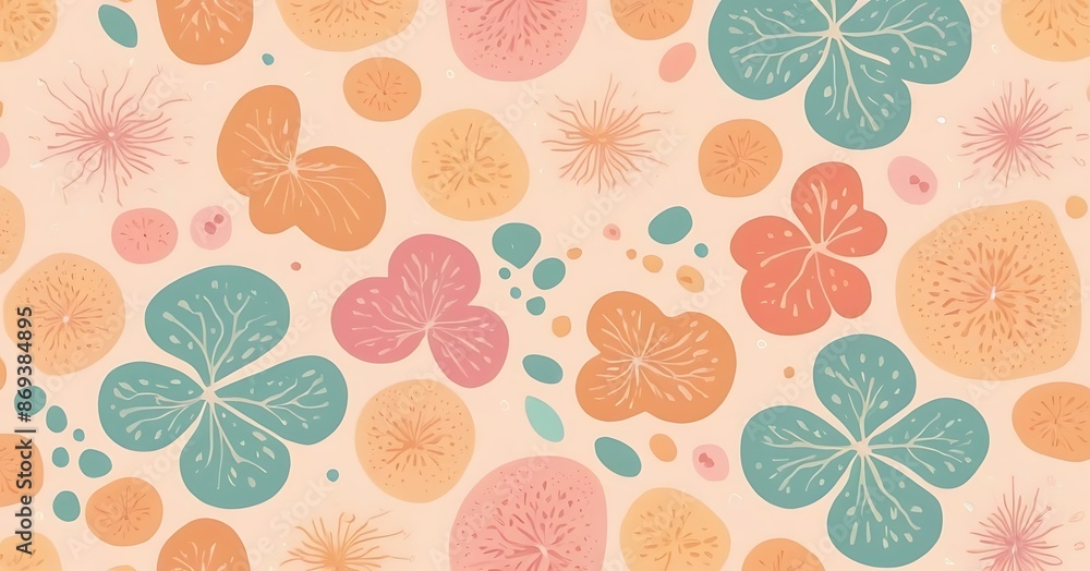 seamless background with flowers seamless background with flowers