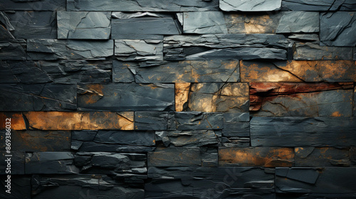 Empty dark abstract cement wall abstract background