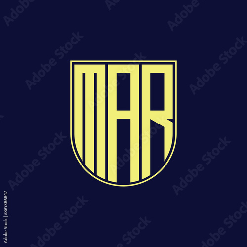 mar letter logo design