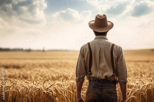 photo of farmer standing in field. © Rawpixel.com