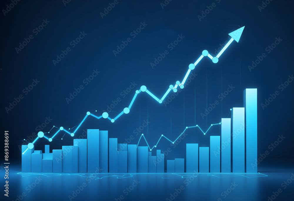 Technology and Medicine Merge in Business Charts Health Monitor Tracking Market Digital Graphs Technology and Medicine Merge in Business Charts Health Monitor Tracking Market Digital Graphs