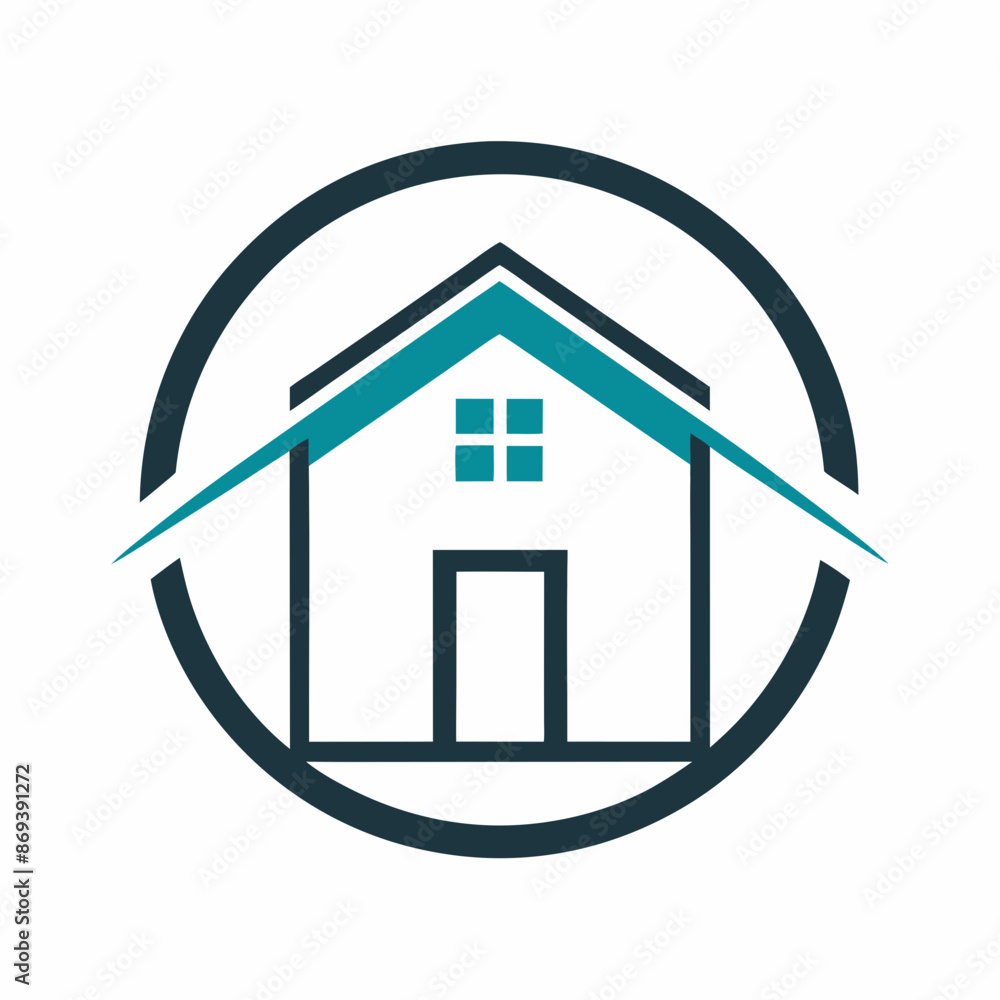 House logo vector art illustration.
House logo vector art illustration.
