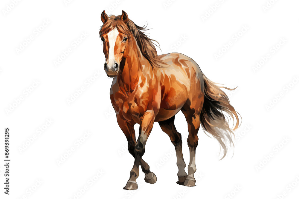 Naklejka premium I Love Horses (JPG 300Dpi 10800x7200)