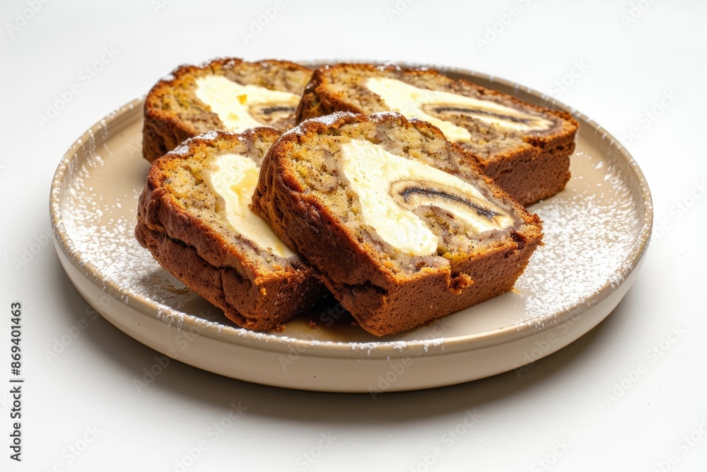 Creamy Cheesecake-Stuffed Banana Loaf Creamy Cheesecake-Stuffed Banana Loaf