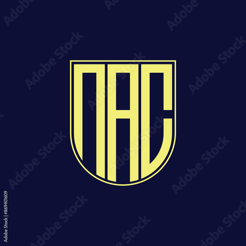 nac letter logo design