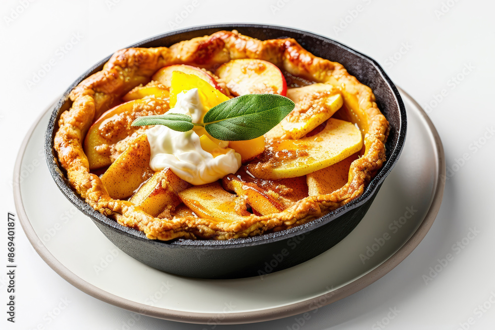 Tantalizing Cheesy Apple Skillet Pie with White Cheddar Cheese Sauce Tantalizing Cheesy Apple Skillet Pie with White Cheddar Cheese Sauce