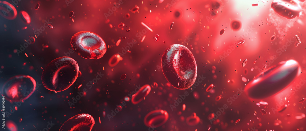 red blood cells in vein red blood cells in vein