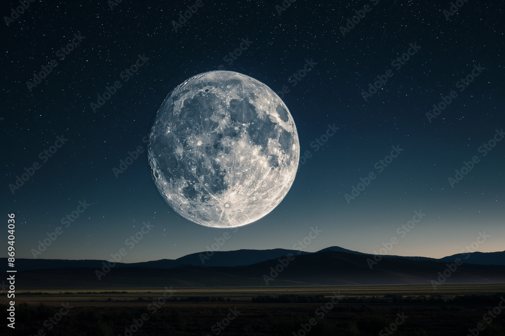 full moon over the mountains, A serene view of the moon in the night sky, casting a gentle glow over a tranquil landscape full moon over the mountains, A serene view of the moon in the night sky, casting a gentle glow over a tranquil landscape