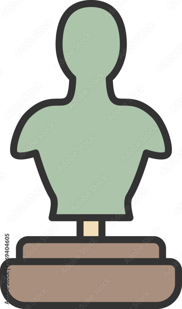 Historical figure line icon Historical figure line icon