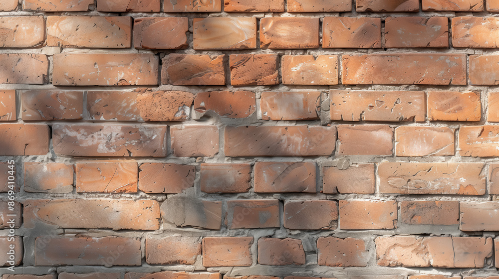 Obraz premium Red brick wall texture background