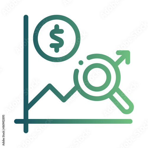 Valuation gradient icon