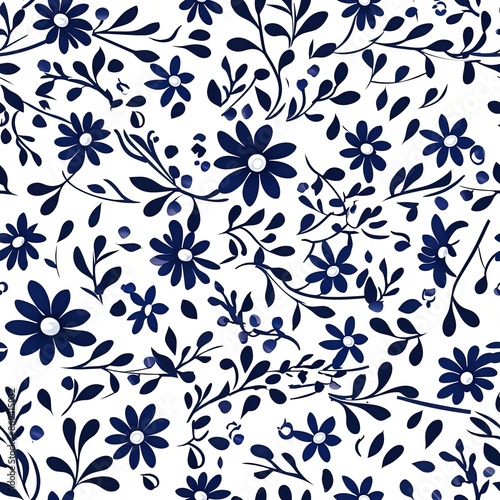 abstract seamless floral pattern