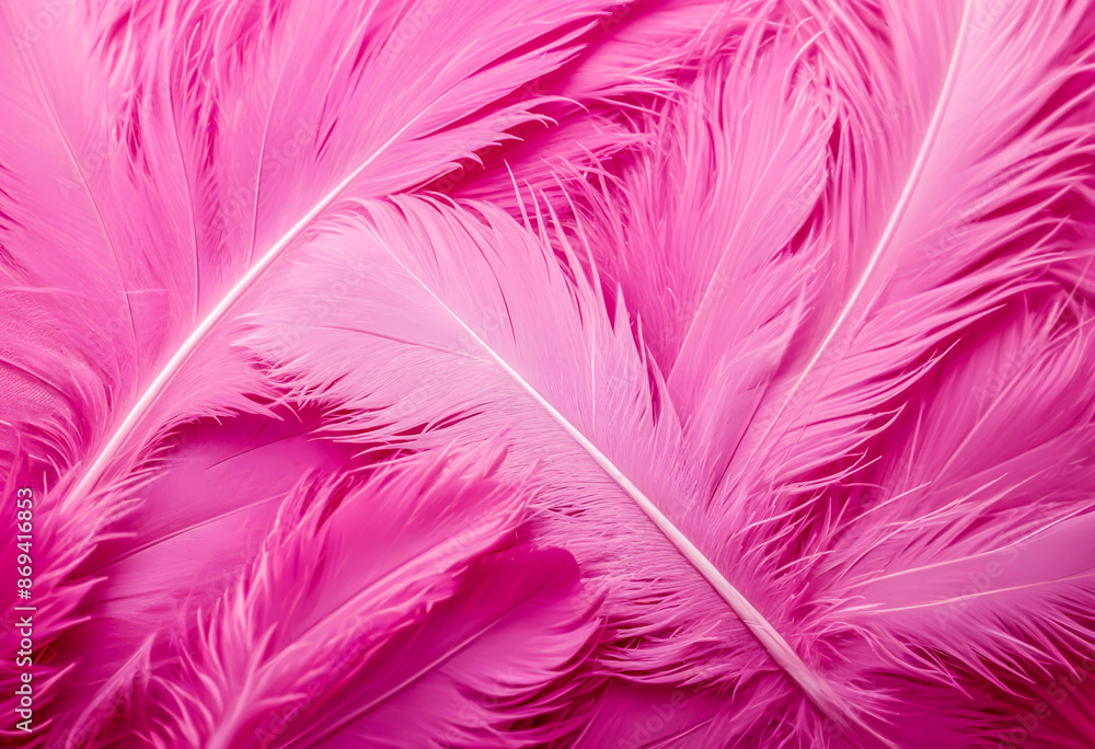 Fototapeta premium pink feathers background