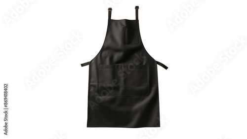 Black kitchen apron cutout photo