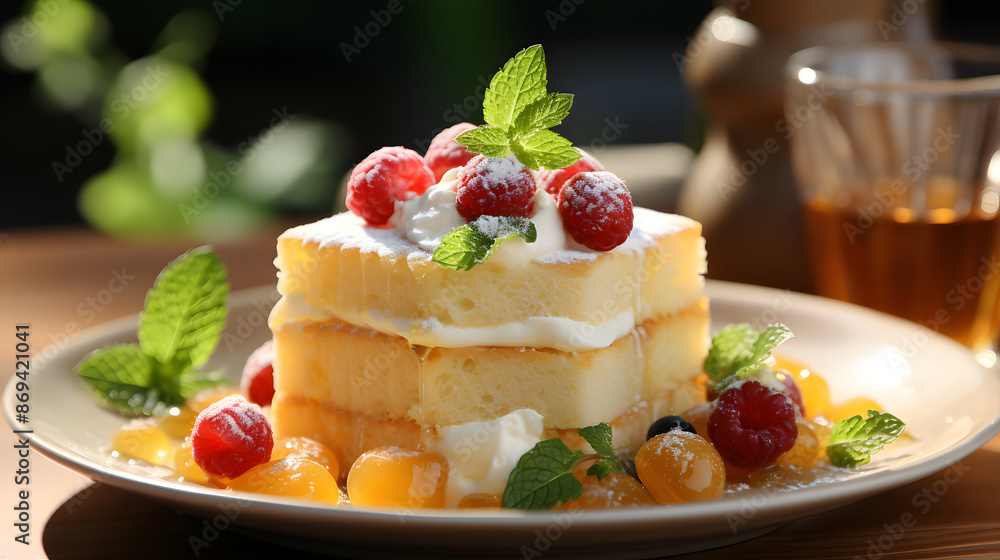 chiffon cake dessert food photography background poster chiffon cake dessert food photography background poster