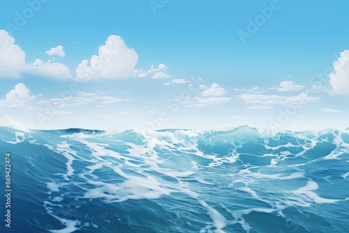 Wallpaper Mural Sea backgrounds outdoors nature.  Torontodigital.ca