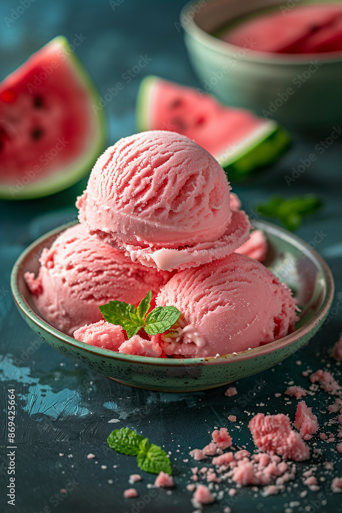 watermelon ice cream