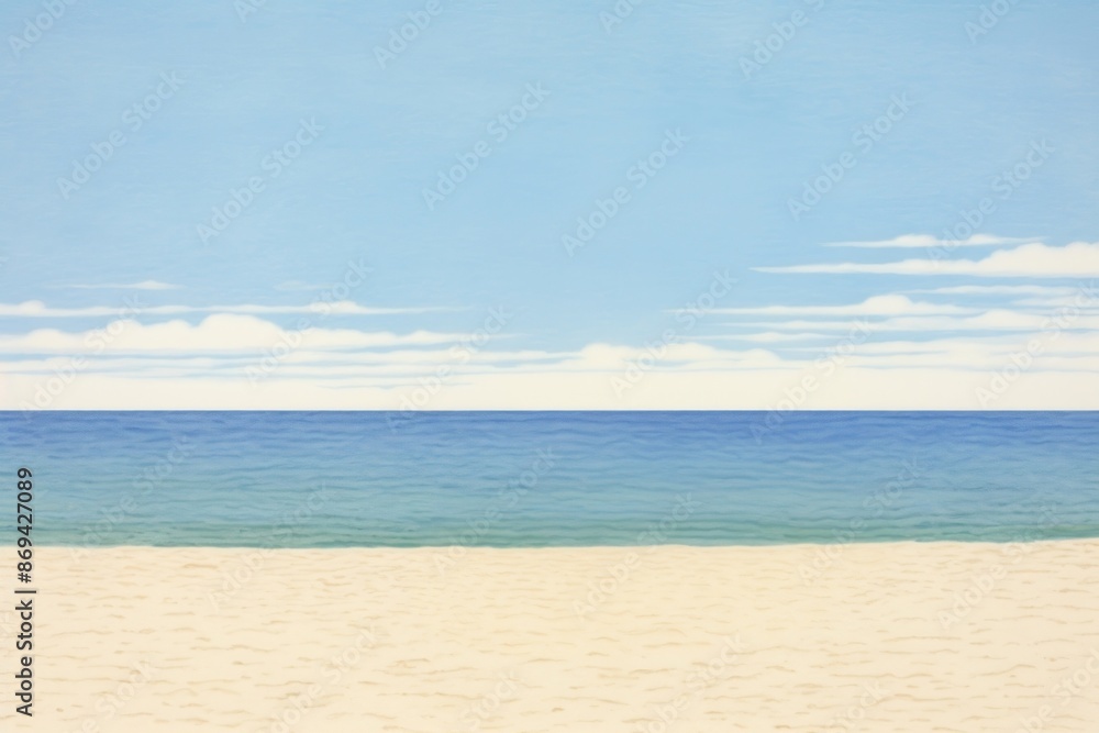 Fototapeta premium Beach outdoors horizon nature.