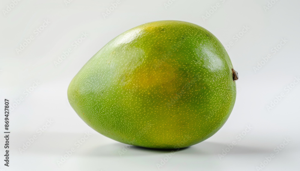 Green Mango on White Background Green Mango on White Background