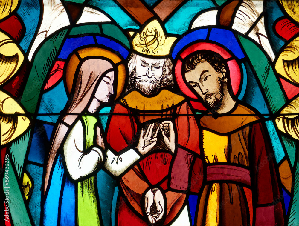 Marriage of St.Mary and St.Joseph. Mariage de Marie et Joseph. Annecy. France Marriage of St.Mary and St.Joseph. Mariage de Marie et Joseph. Annecy. France
