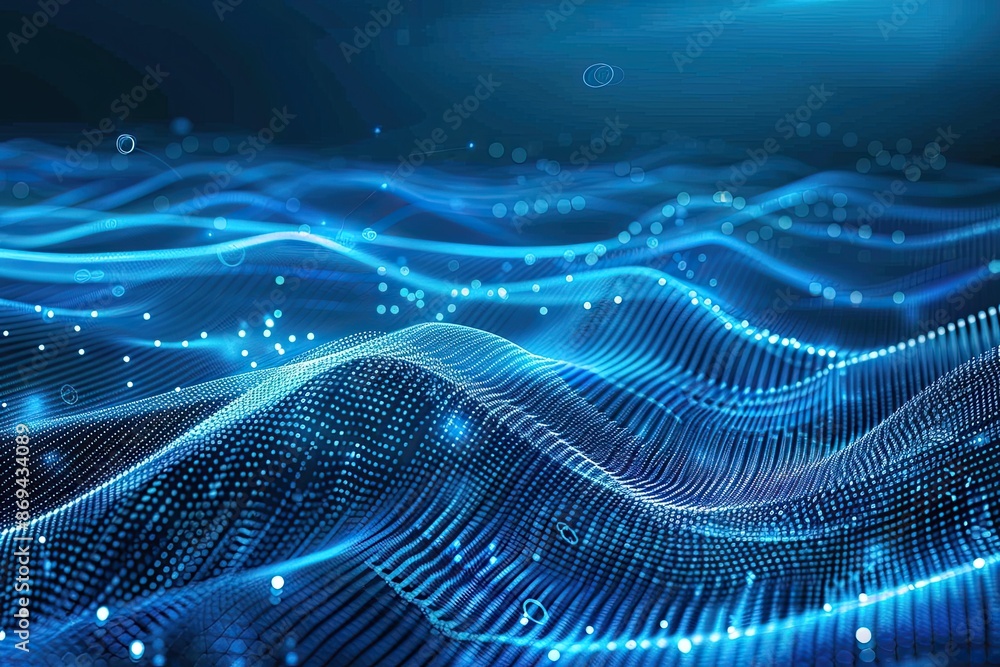 Data technology abstract futuristic illustration. Low poly shape with connecting dots and lines on dark background Data technology abstract futuristic illustration. Low poly shape with connecting dots and lines on dark background
