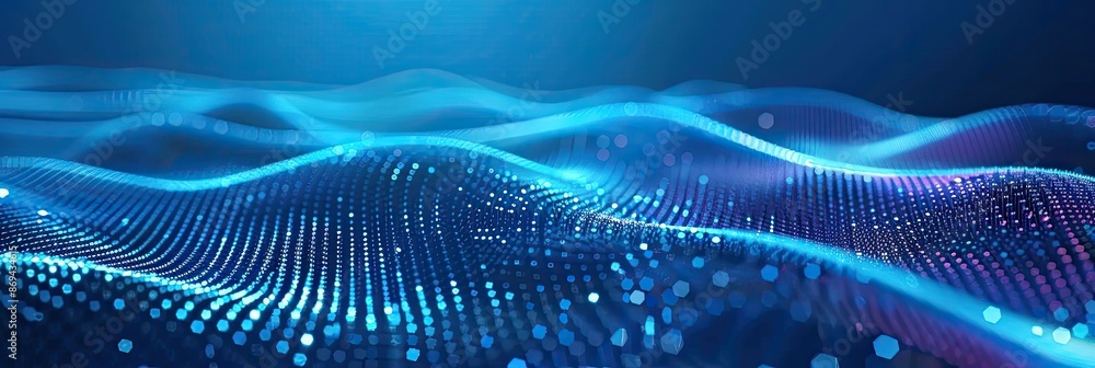 Data technology abstract futuristic illustration. Low poly shape with connecting dots and lines on dark background Data technology abstract futuristic illustration. Low poly shape with connecting dots and lines on dark background