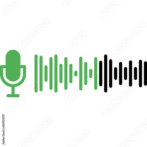 Podcast Audio Wave Icon