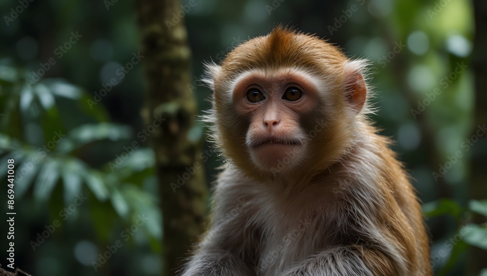 A day in the life of a monkey living in the rainforest ai_generated A day in the life of a monkey living in the rainforest ai_generated