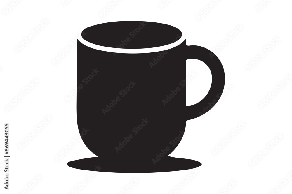 Coffee Mug Silhouette Design Vector Illustration Clipart Eps Coffee Mug Silhouette Design Vector Illustration Clipart Eps