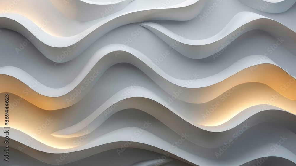Water surface is abstractly refracting light. A modern realistic illustration of white and grey gradient background includes shadow and sunlight flares, smoke clouds moving, fog or mist texture. Water surface is abstractly refracting light. A modern realistic illustration of white and grey gradient background includes shadow and sunlight flares, smoke clouds moving, fog or mist texture.