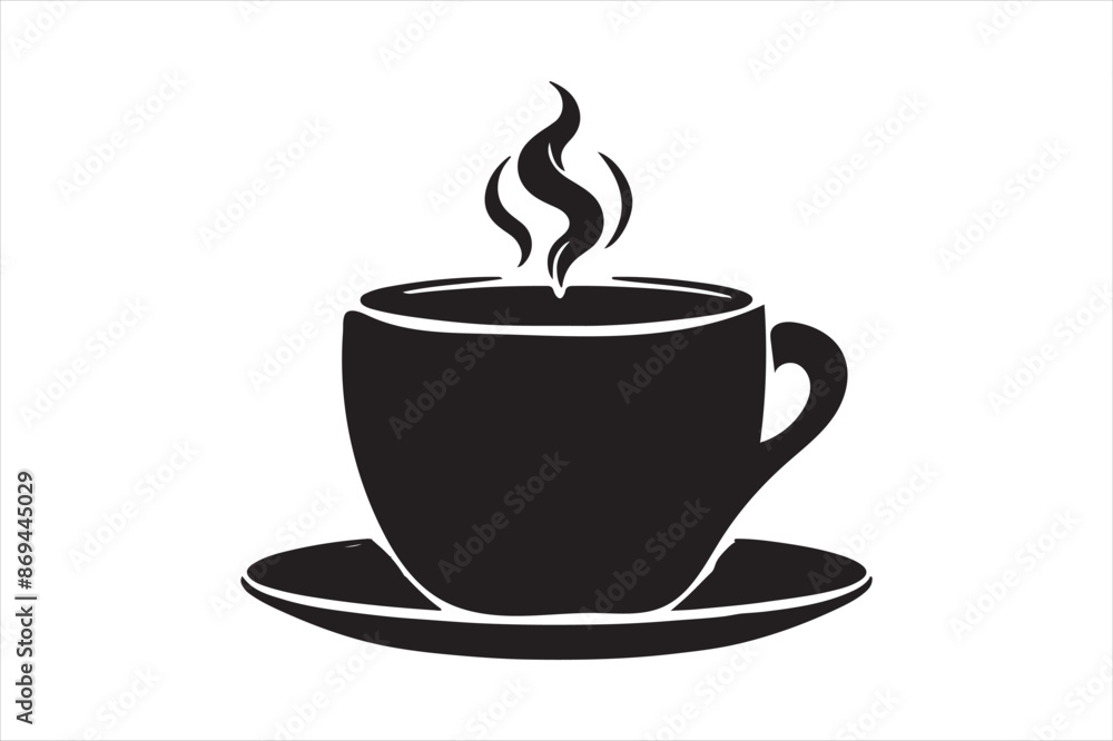 Coffee Mug Silhouette Design Vector Illustration Clipart Eps Coffee Mug Silhouette Design Vector Illustration Clipart Eps