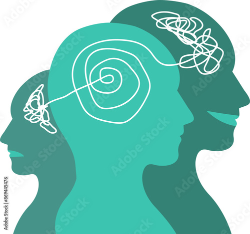 Flat Bipolar Icon Illustration