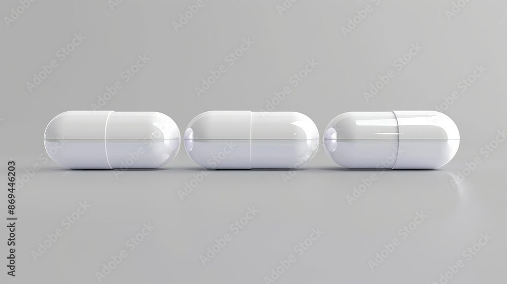 A set of white medical pills and capsules in different views. Modern realistic 3D mockup of pharmaceutical drugs, round tablets and capsules. A set of white medical pills and capsules in different views. Modern realistic 3D mockup of pharmaceutical drugs, round tablets and capsules.