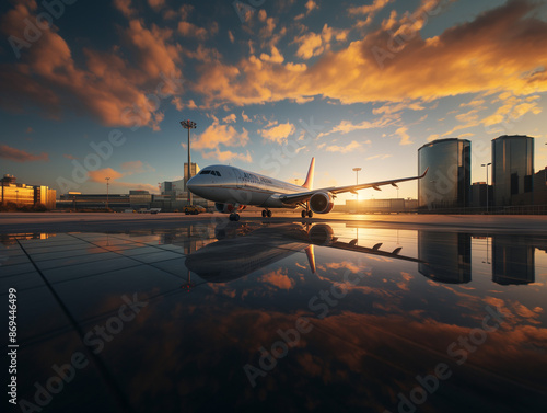 flughafen, flugzeug, lineineflieger, passagiermaschiene, fracht, cargo, abendrot, urlaub, urlaubsflieger, urlaubsreise, abendrot, himmel, wasser, meer, sonne, nacht, landschaft, abenddämmerung, natur, photo