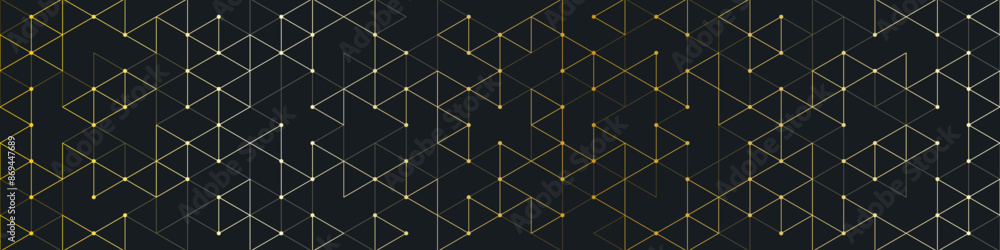 Abstract seamless pattern with a geometric background of polygonal golden lines. Stylish vector texture Abstract seamless pattern with a geometric background of polygonal golden lines. Stylish vector texture