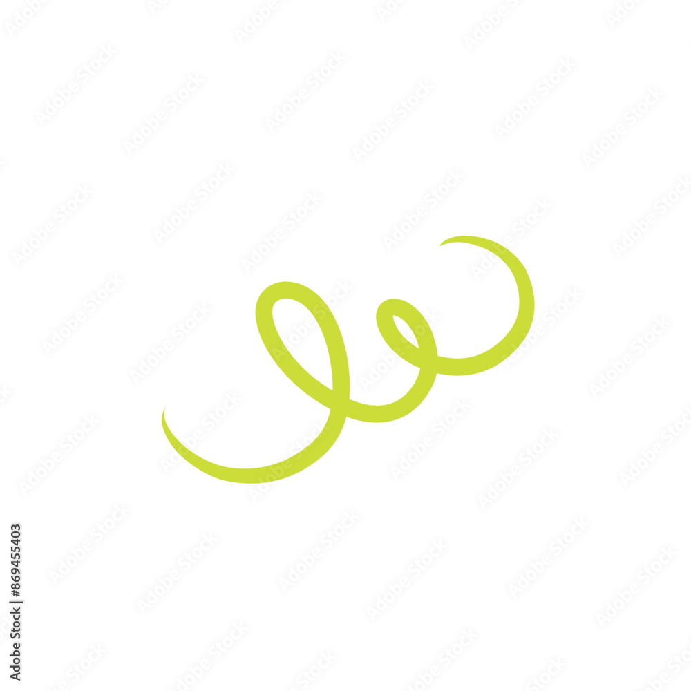 Fototapeta premium abstract squiggles line