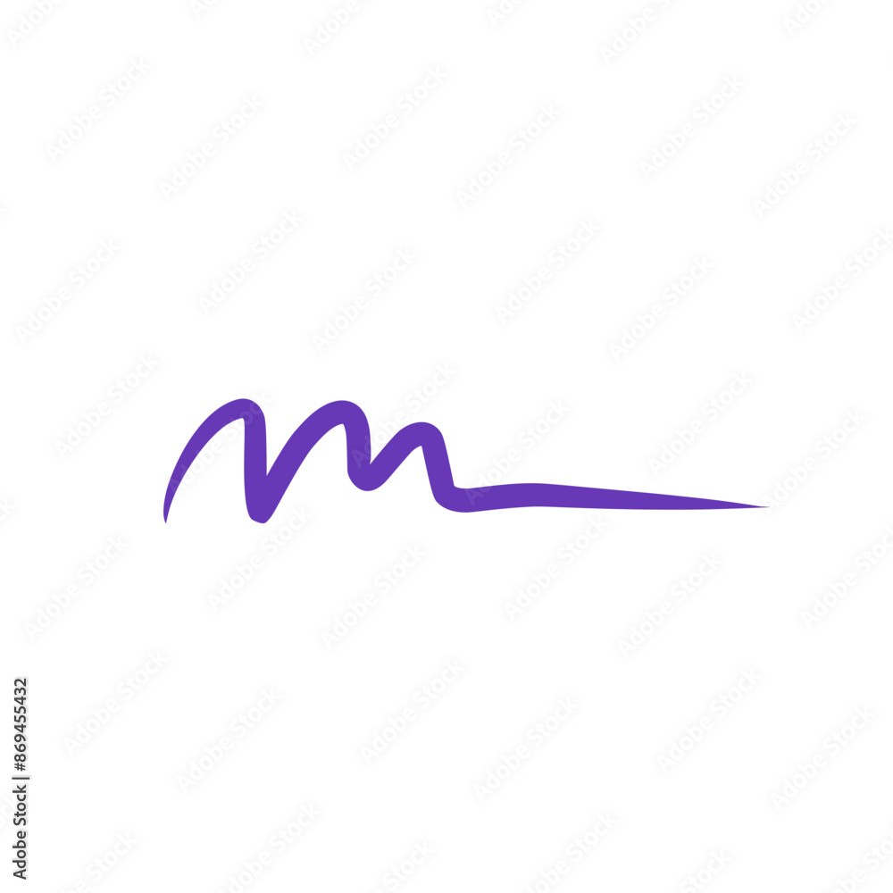 abstract squiggles line